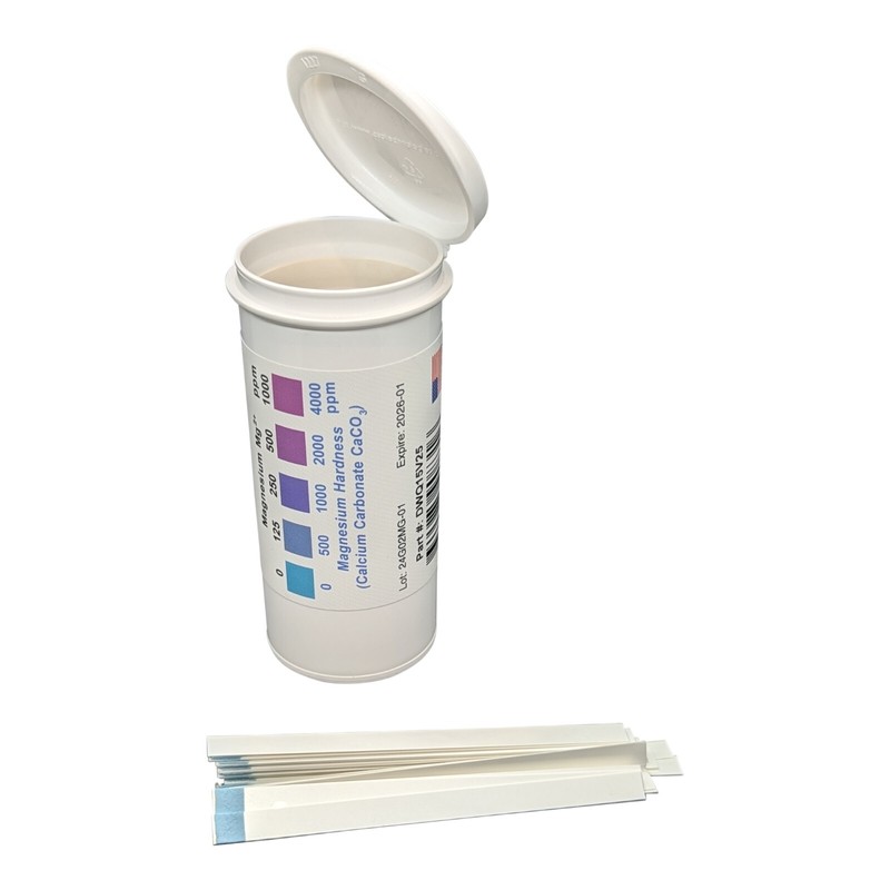 Magnesium Test Stips, 0-1000 ppm [Vial of 25 Strips] gallery