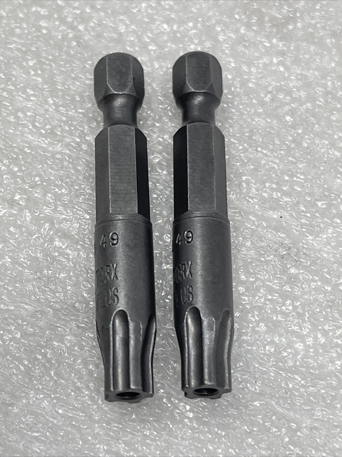 #40 Torx Tamper Insert Bits, 1/4” Hex Drive, USA, Apex 49-40IPRX, Lot Of (2) gallery
