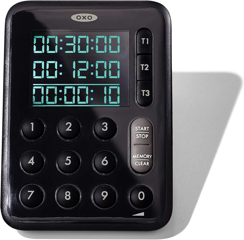 Good Grips Digital Triple Kitchen Timer - Black gallery
