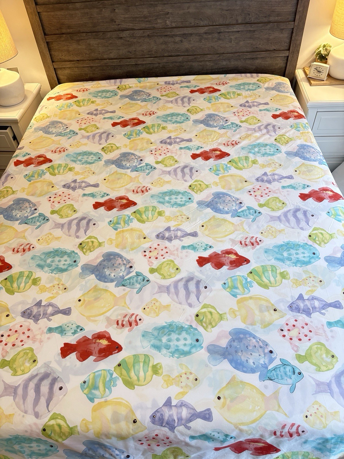 Queen Tropical Fish Duvet Cover Cuddledown Sateen Luxury Cotton 92x88 +Sheet gallery