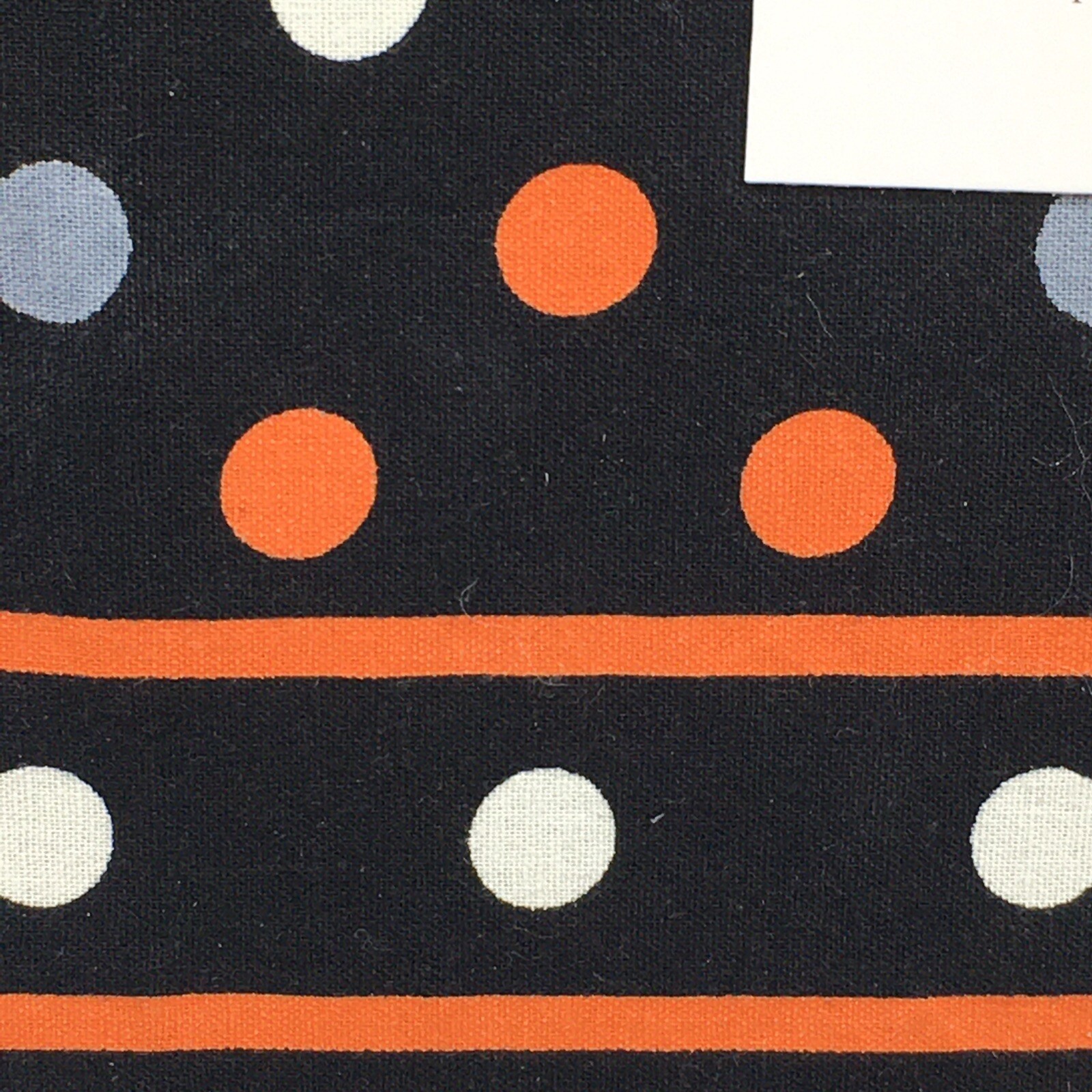 April Cornell Polka Dot 70" Round Tablecloth Orange Gray Black White Fall Decor gallery