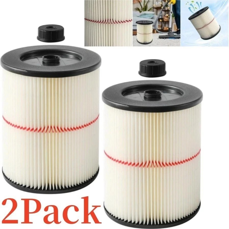 2 Pack 17816 Filter Replacement For Craftsman Shop Vac Wet Dry Vacuum Washable A