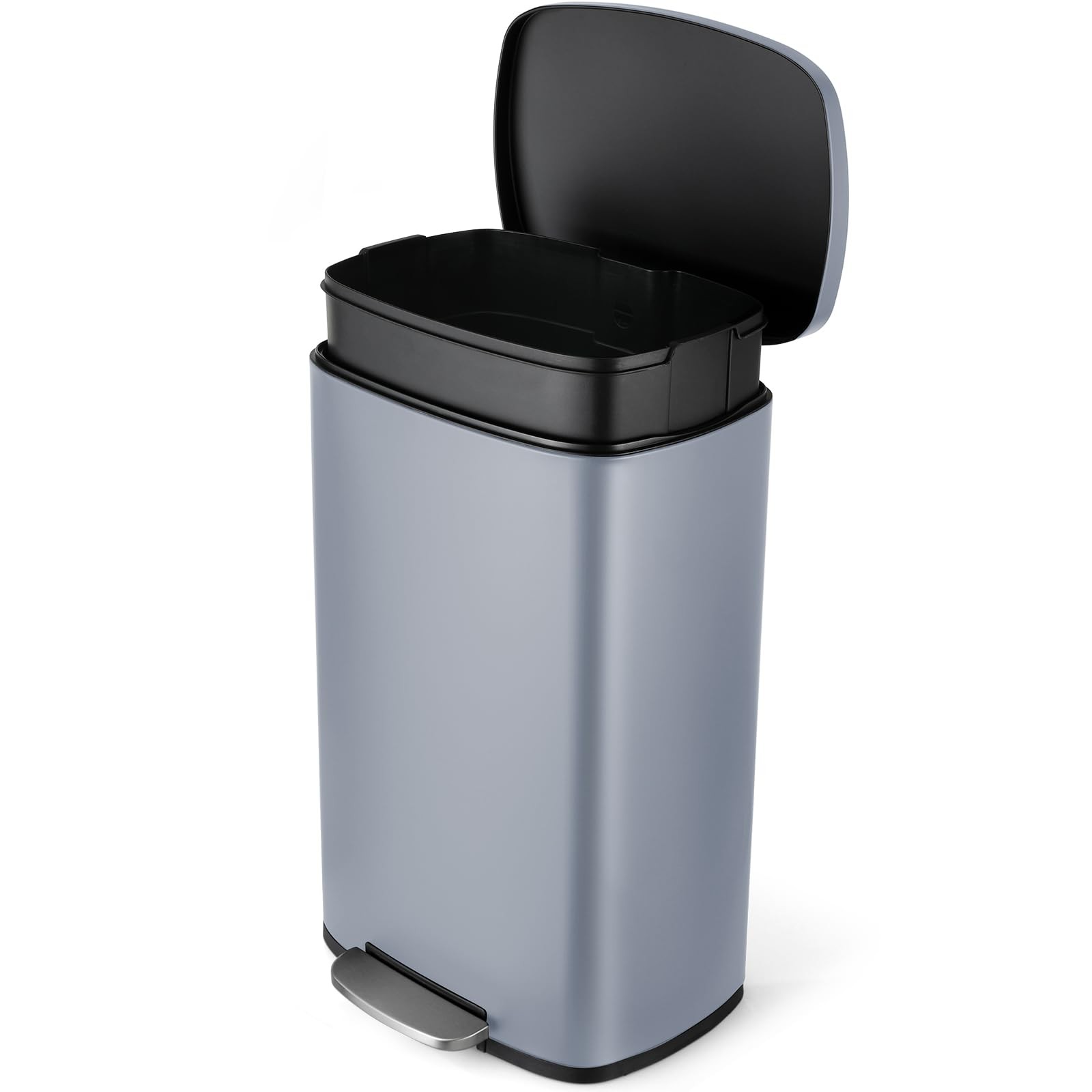 Comfycorner 8 Gal Kitchen Trash Can 30L Recycling Or Garbage Bin Brushed gallery