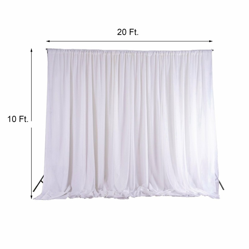 20ft x 10ft Ivory Professional BACKDROP Photo Background Wedding Decorations gallery