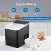 Portable Countertop Ice Maker Machine 26 lbs Daily Compact Ice Maker Quick Ice gallery