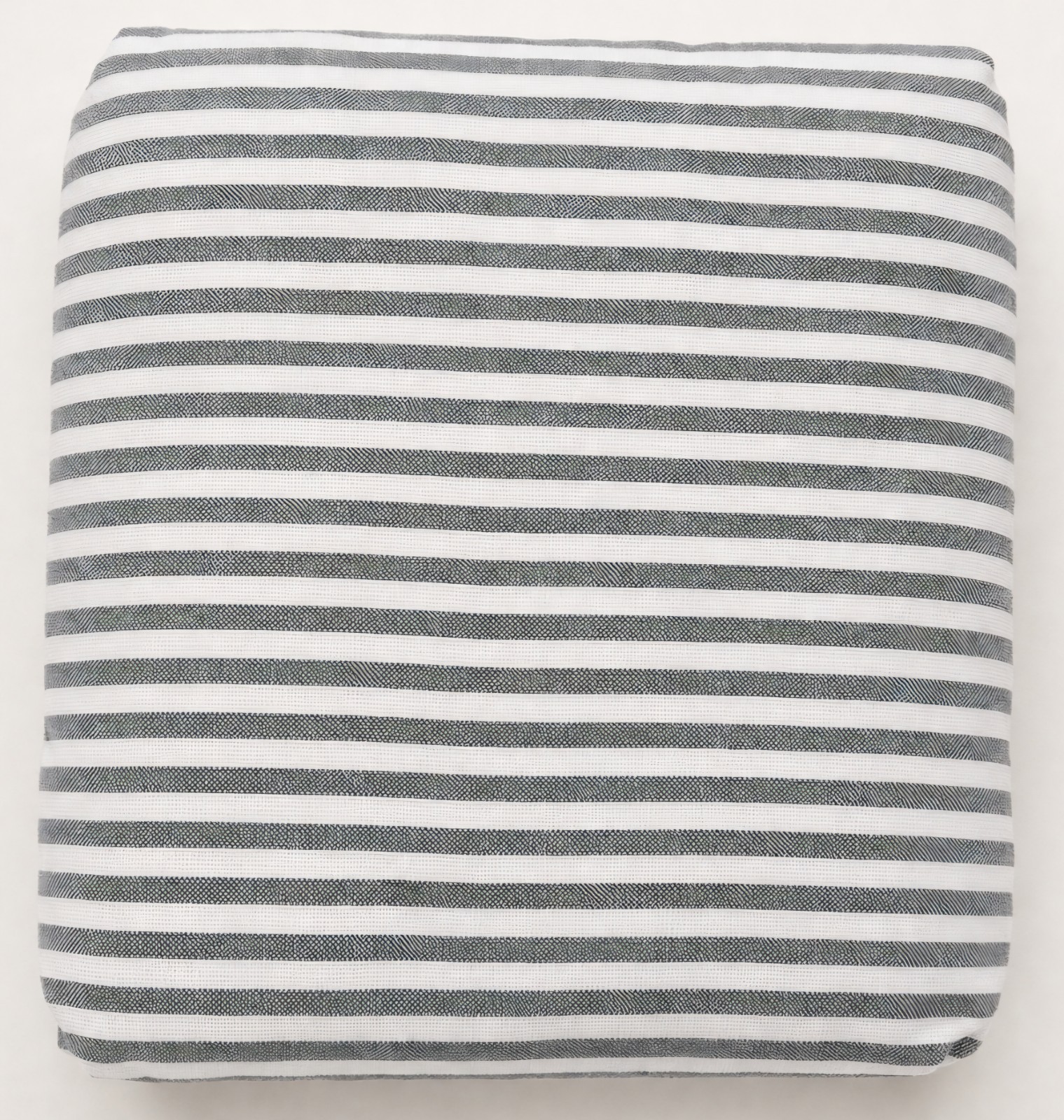 Brooklinen European Linen Fitted Sheet KING | Striped Charcoal (Retail $179) #10 gallery