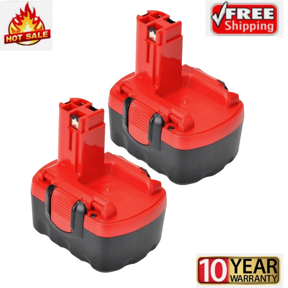 2PACK For Bosch 4600mAh Ni-MH Battery BAT140 14.4V BAT038 BAT040 BAT041 33614 us gallery