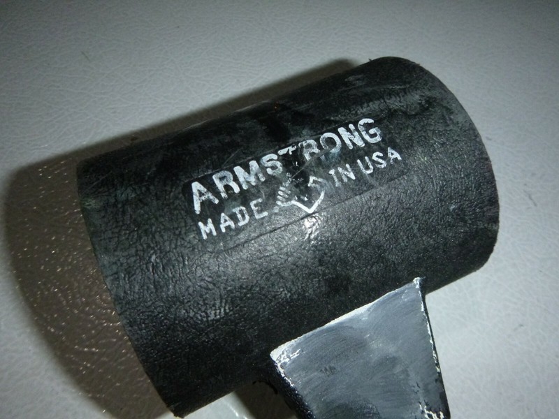 Armstrong 69-031 3" 3lb Replaceable Face Hammer w/ Fiberglass Handle USA Made gallery