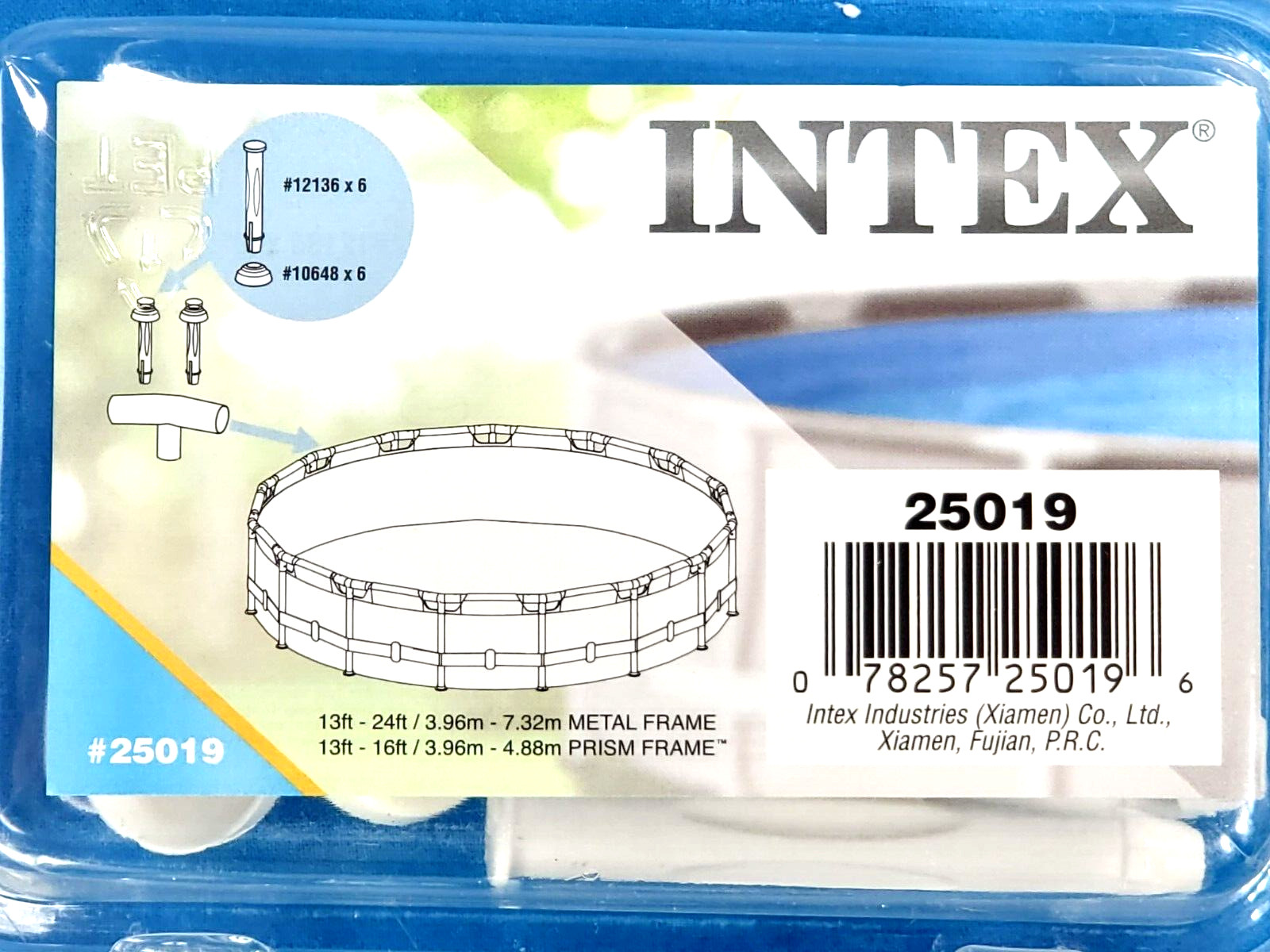 12 PCS - INTEX Pool Frame Replacement Joint Pins & Rubber Washer 25019 gallery