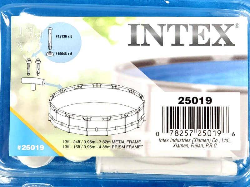 12 PCS - INTEX Pool Frame Replacement Joint Pins & Rubber Washer 25019 gallery