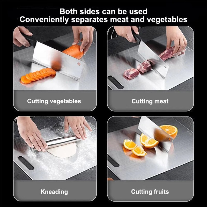 Titanium Coating Cutting Board Double-Sided Kitchen Tool Camping Size S / M / L gallery