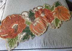 Pumpkin Beaded Table Runners SELECT ONE