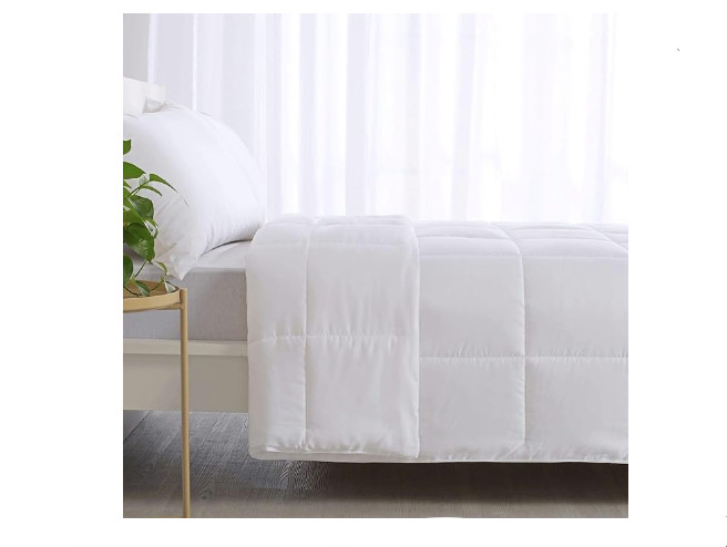 OliveCrate Soft Bamboo Comforter – Hypoallergenic, Cooling, All Season [KING] gallery