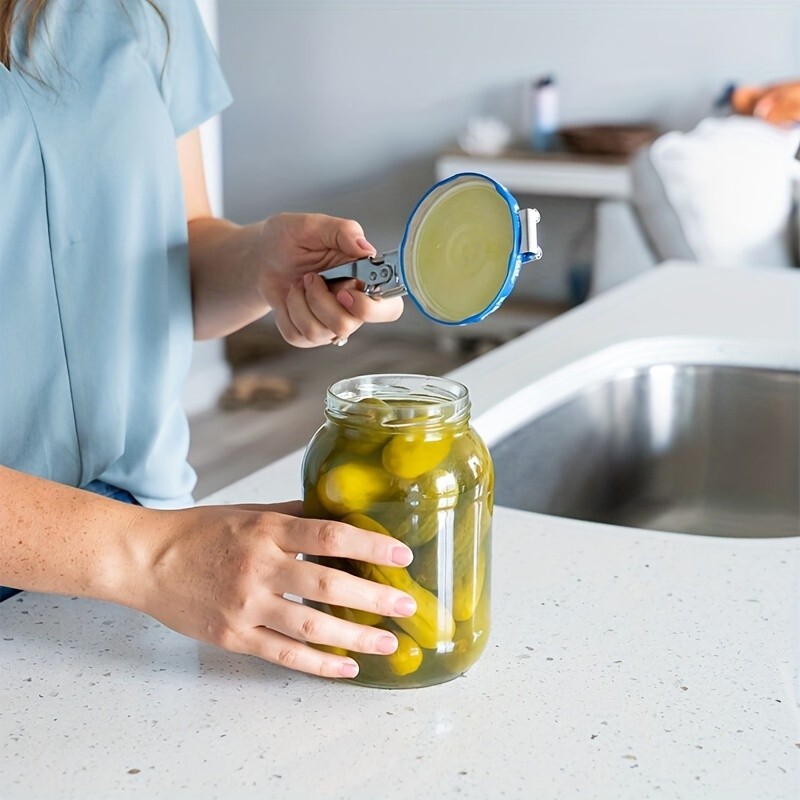 3X Adjustable Multifunctional Stainless Steel Can Opener Jar Lid Gripper Kitchen gallery