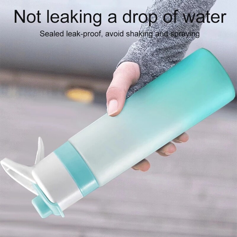 Stay Refreshed All Summer: Large Capacity Spray Water Bottle for Outdoor Fun & F gallery