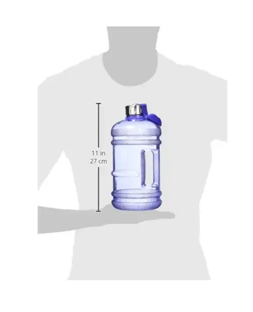 New Wave Enviro Iconic 2.2 Liter BPA Free 1/2 Gal. Water Bottle w/Stainless Cap gallery