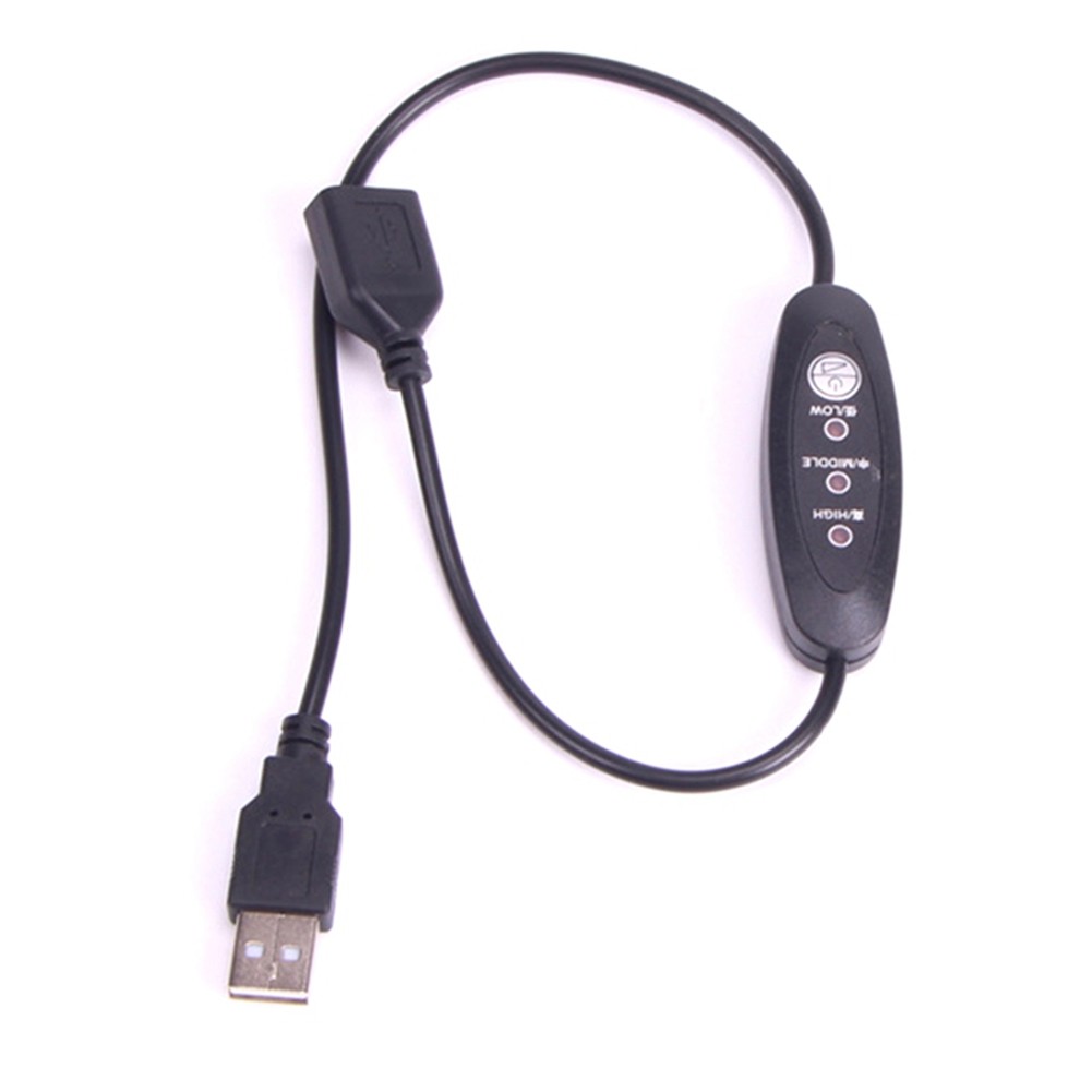 USB 5V-12V Temperature Controller Heater Thermostat 3-Speed Adjustable 24W Q3M6 gallery