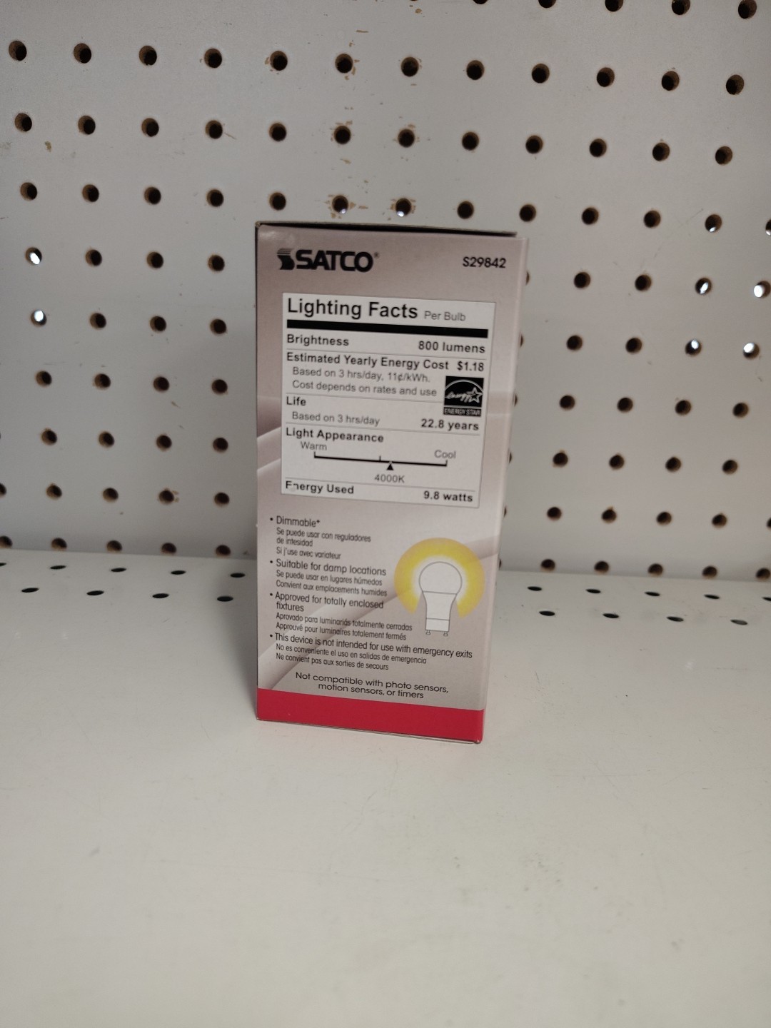 (6 Pack) 9.8W =60W Dimmable A19 LED 40K Cool White 60W Equivalent GU24 Base Bulb gallery