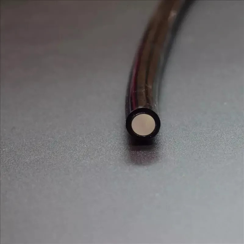 Black Cover Super Bright Solid Core End Glow Optic Fiber 1~10mm Thick Cable gallery