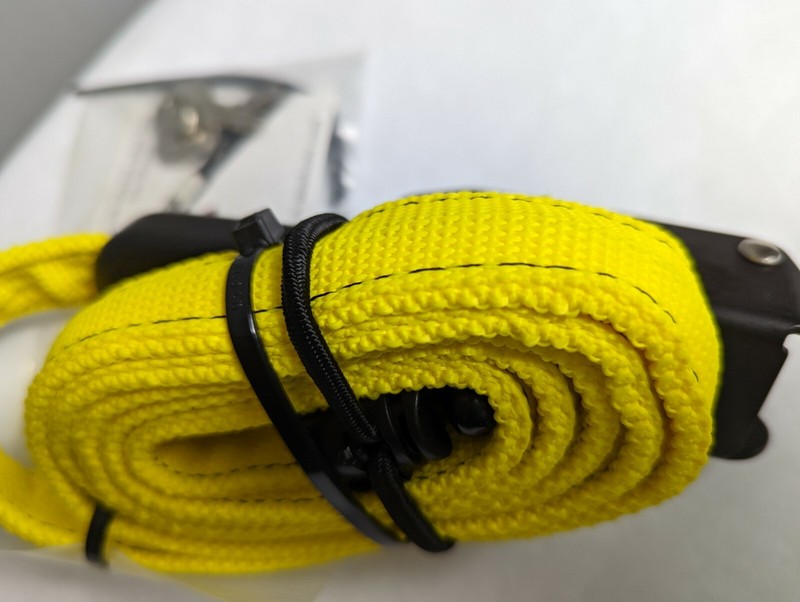 Steel Core Tie-down Strap with Lockable Latch; 2 lengths and 4 color options gallery