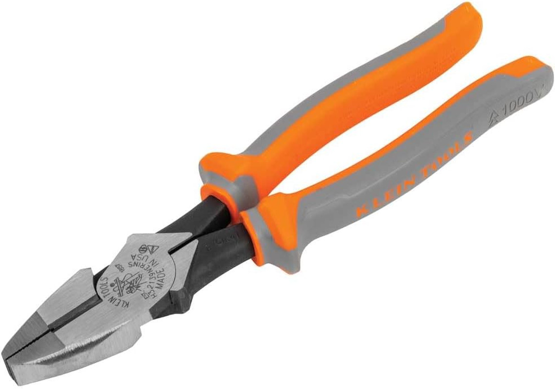 2139NERINS 1000V Insulated Side Cutter Pliers, Made in USA, High Leverage Design gallery