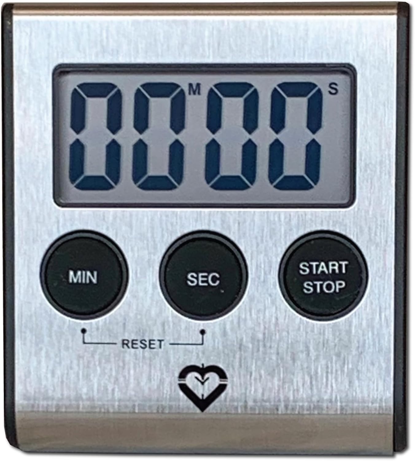 Sleek Digital Kitchen Timer: Stainless Steel, Very Easy to Steel gallery
