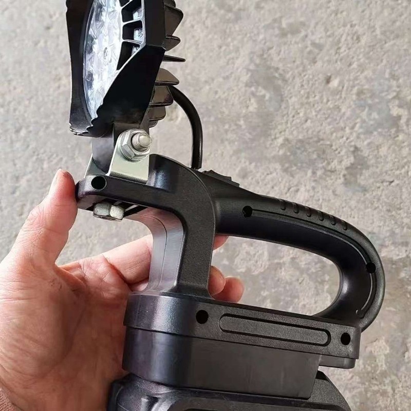 Portable 18V Battery Rechargeable Light with Dual USB and Beam Adjustment gallery