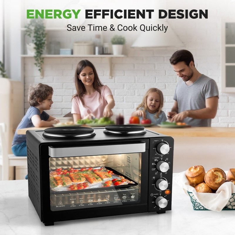 NutriChef Multi-Function Convection Oven - Counter Top Rotisserie Toaster Oven gallery