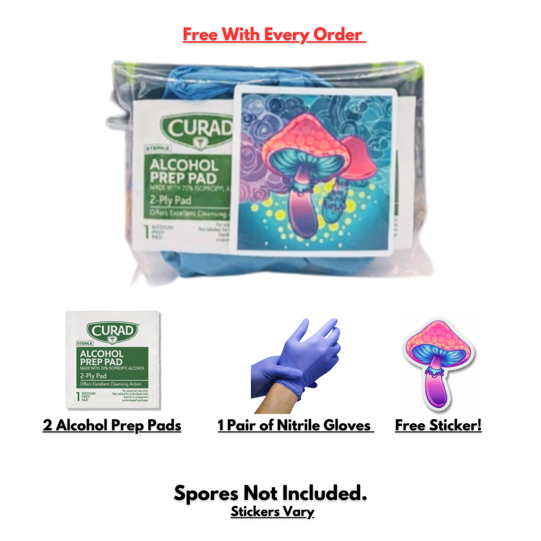 2 All-in-One Mushroom Growing Bags - Kit Dung Loving Grow Substrate & Rye Grain gallery