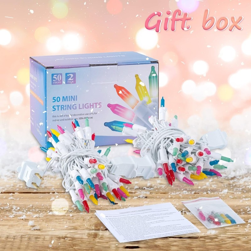 2PACK 50Count Easter String Lights,Christmas Lights Plug in,13FT Incandescent... gallery