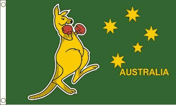 Boxing Kangaroo Flag 4x6ft Australia Flag Aussie Oz Australian Kangaroo gallery