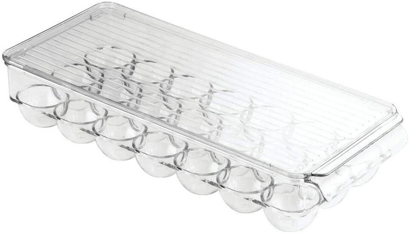 mDesign Plastic Kitchen Pantry Freezer Storage Organizer Bin Combo - Set of 3 gallery