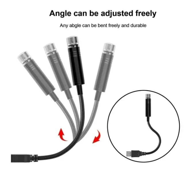 Star Projector USB Adjustable Car Light Auto Roof Lights Decorative Auto Roof gallery