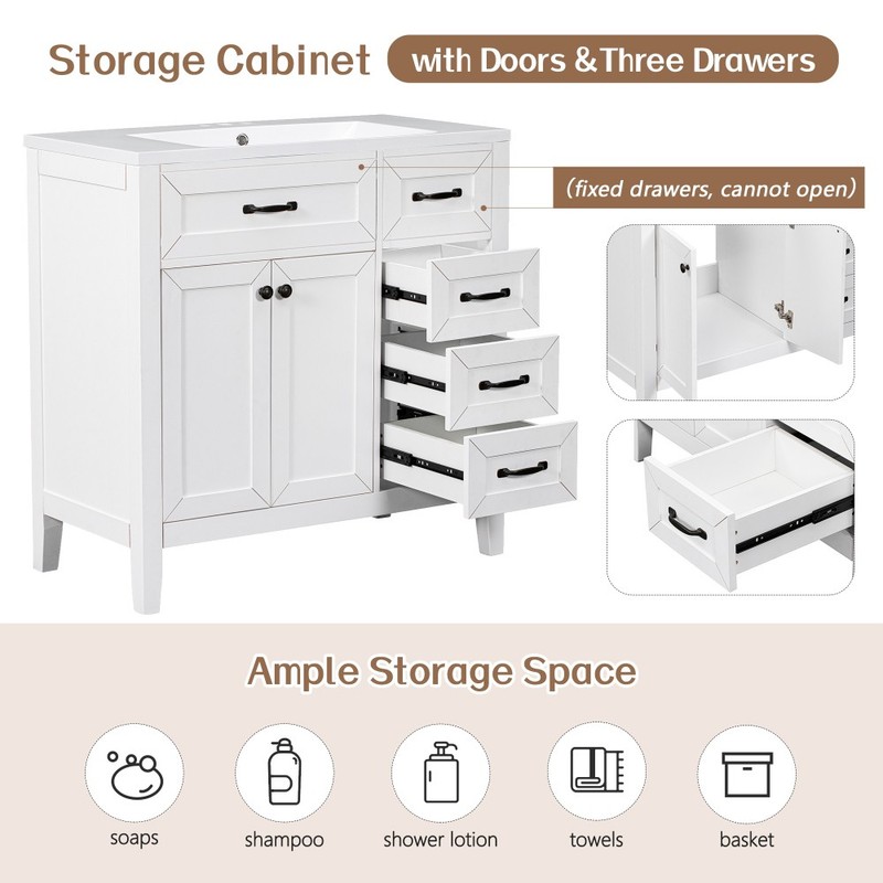 Bathroom Vanity Without Sink Cabinet Base Only Bathroom Cabinet W Drawers gallery