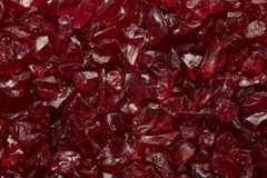 RED Multi-Purpose Premium Decor Aquarium, Fire Glass Rock 1/4″-1/2″ inch Crushed
