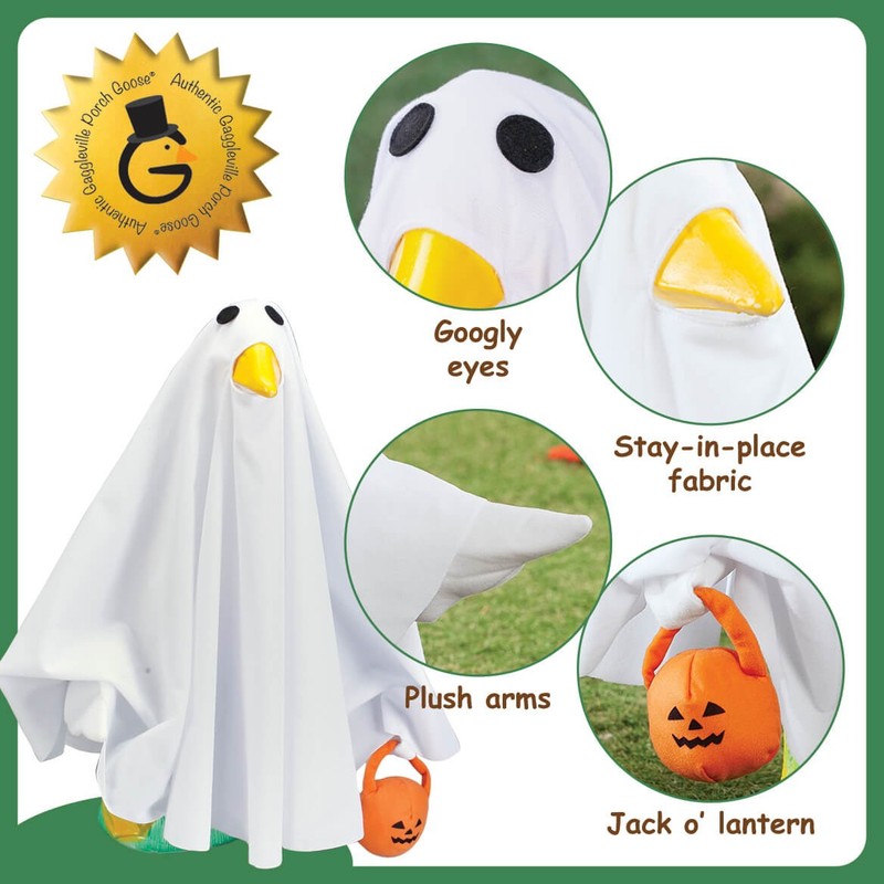 Gaggleville® Large Ghost and Turkey Outfits Bundle gallery