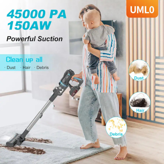UMLo V11 Cordless Vacuum (Grey) gallery