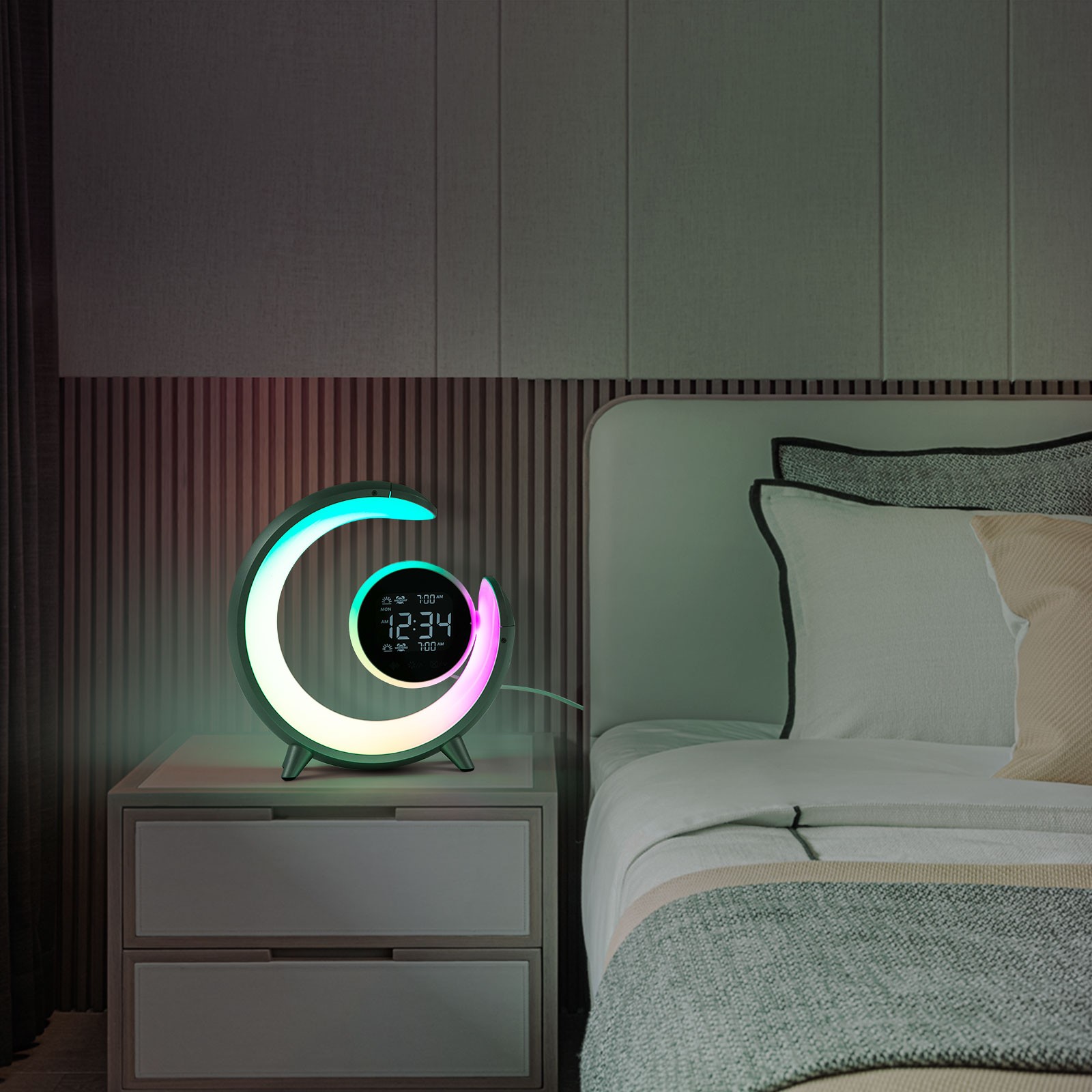 Intelligent Table Lamp, Night Light Lamp, Home Office Study Bedside Night Light gallery