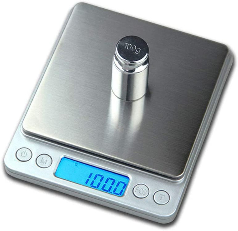 Balanza Cocina Digital Acero Inoxidable Alta Precision Auto Tara 500g 0 01g gallery