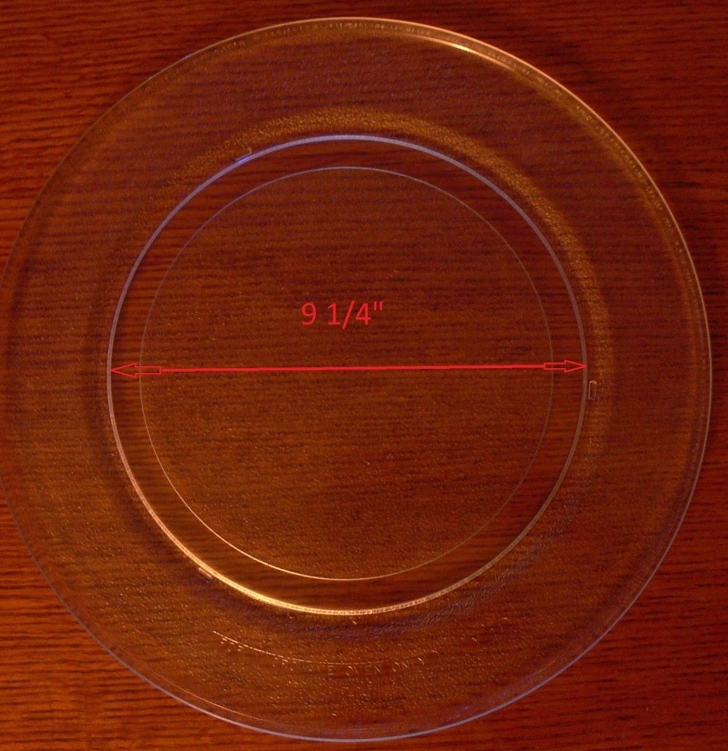 14 1/8" BOSCH GLASS TURNTABLE PLATE / TRAY 491157 WITH 9 1/4" Roller gallery