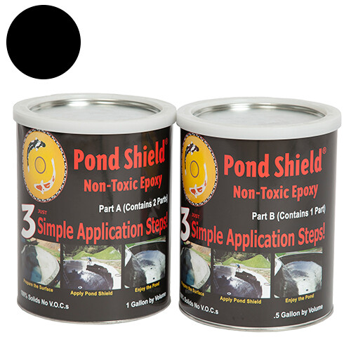 Pond Armor Pond Shield Non-Toxic Epoxy Paint - 1.5 Gallon BLACK gallery