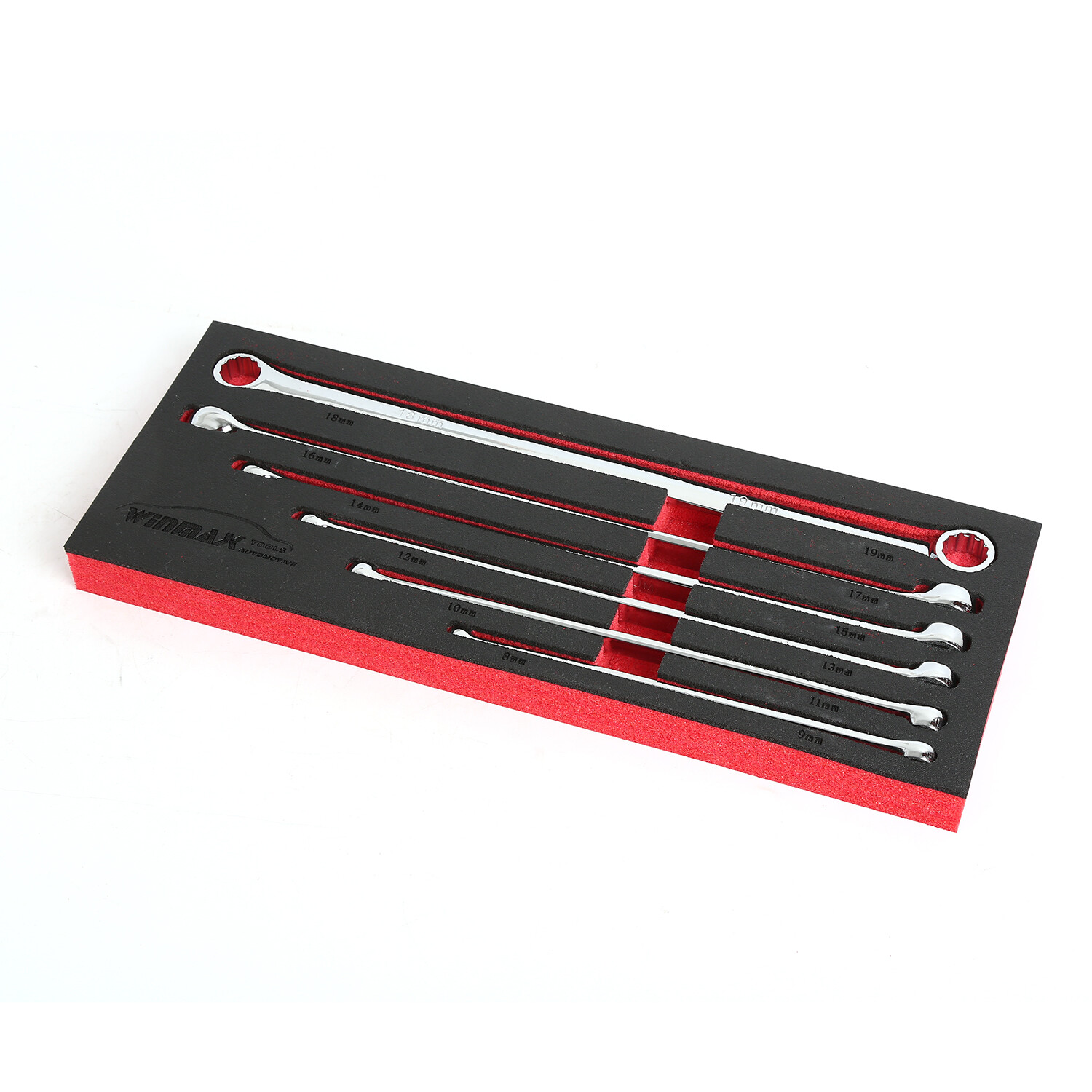 Extra Long Box End Wrench Set, Metric Durable Aviation Spanner 6PCS CRV 8 - 19mm gallery