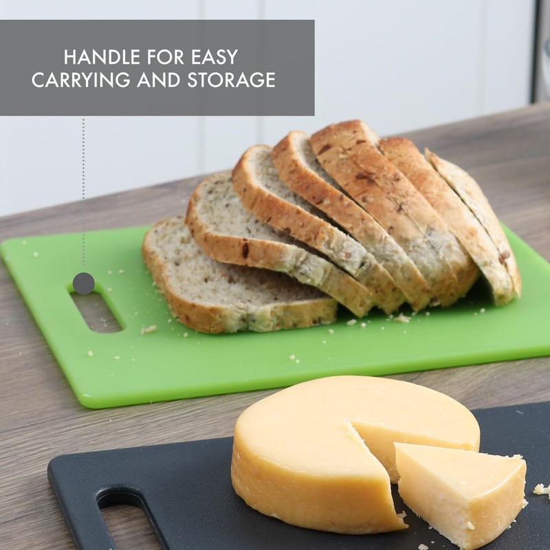 Plastic Cutting Board, High-Density Non-Porous Cutting Surface, 11 x 14.5 Inch gallery