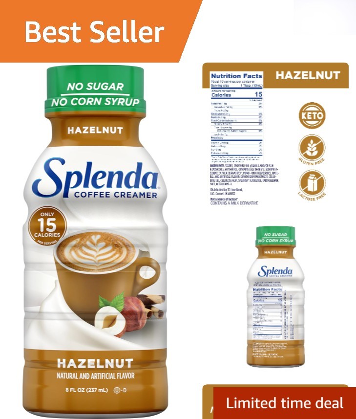Sugar-Free Hazelnut Coffee Creamer, Only 15 Calories - 8 Fl Oz Sophistication gallery