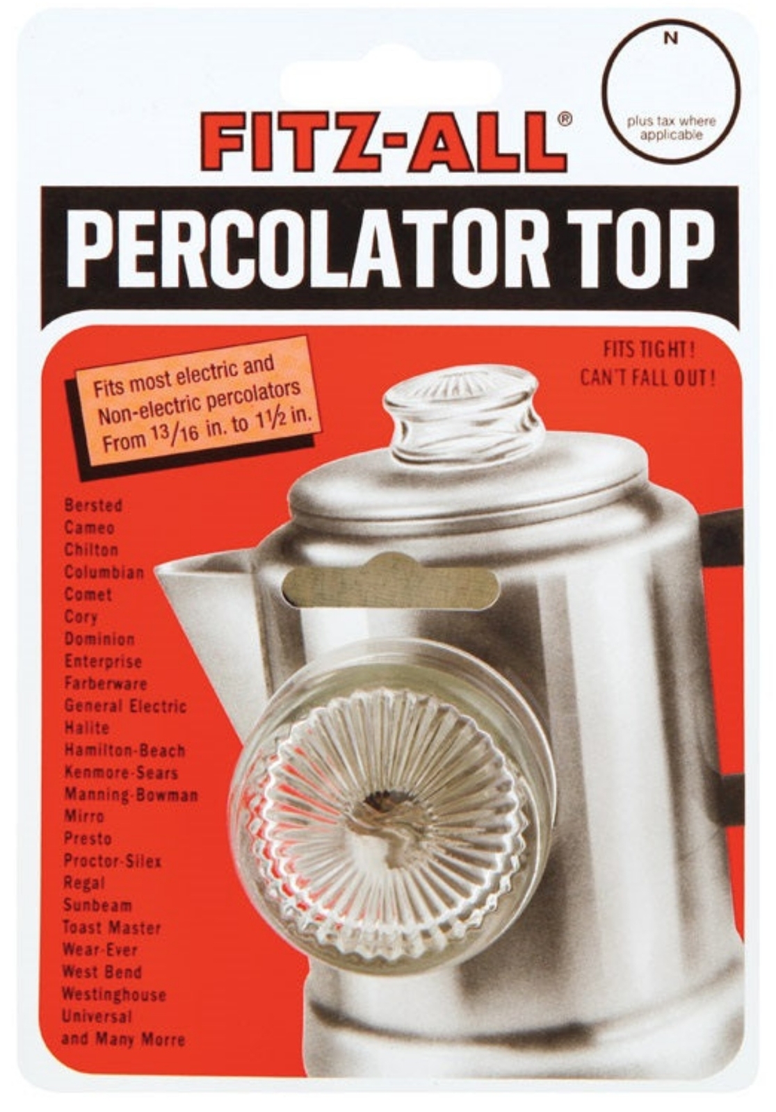 Fitz-All Percolator Top, Fits 13/16 Inches to 1 ½ Inches gallery