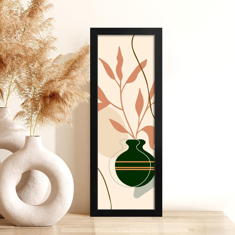 4X12 Picture Frame for Wall Display, 4X12 Black Picture Frame with HD Plexiglas, gallery