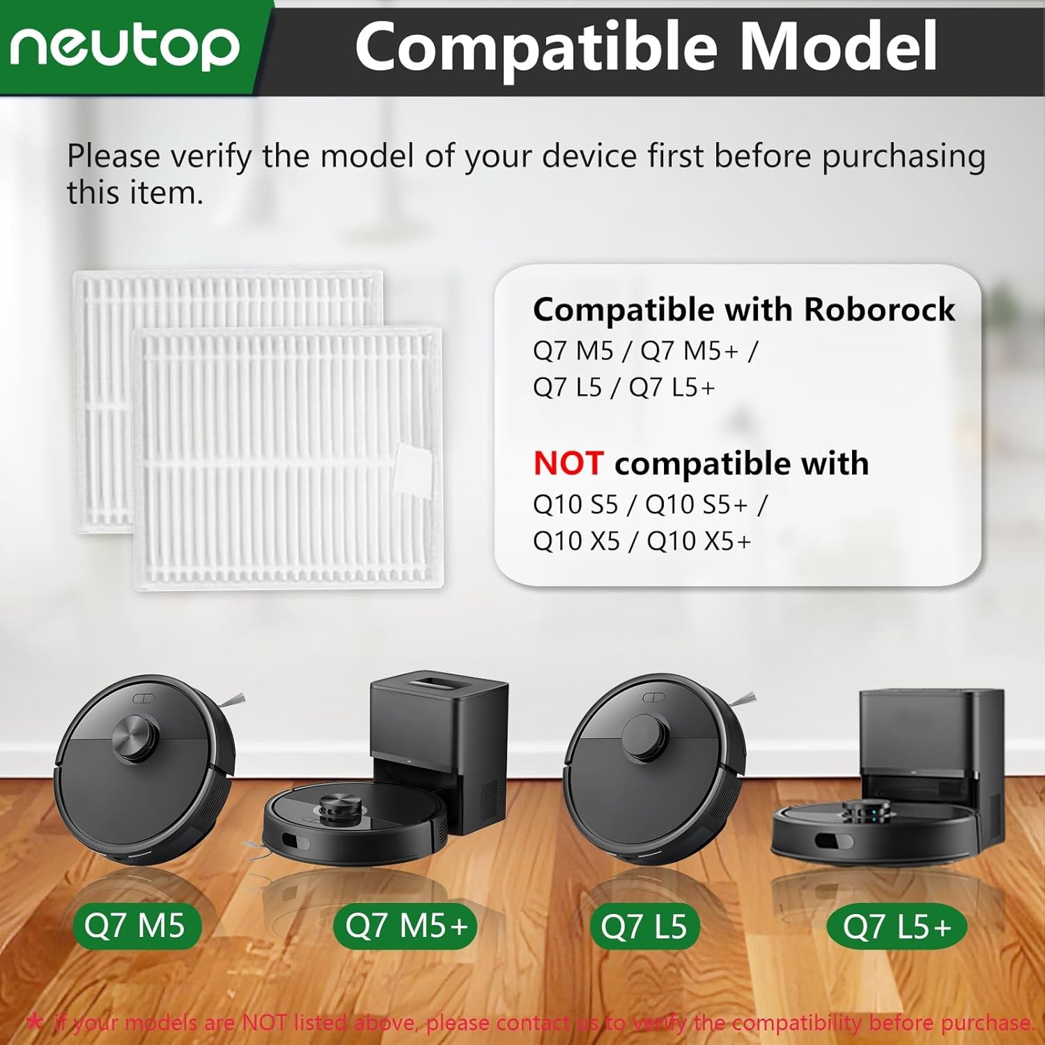 Replacement Filters Compatible with Roborock Q7 M5 Q7 L5 Q7 M5 Q7 L5 Robot gallery