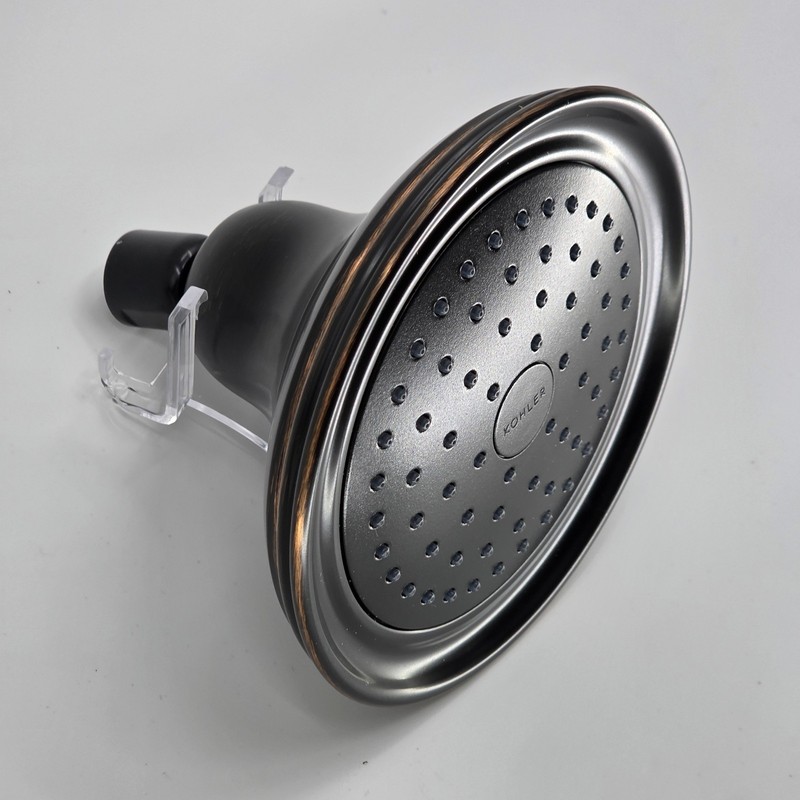KOHLER Purist 2.5 gpm Single-Function Showerhead Brushed Bronze gallery