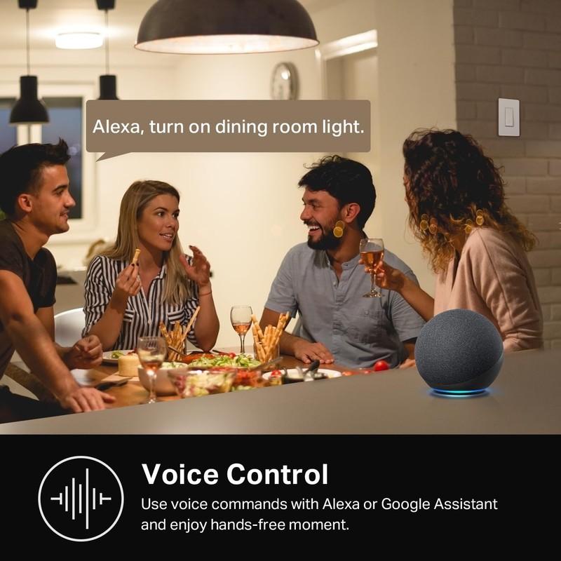 Wi-Fi Enabled Light Switch with Voice Control - Easy App Setup, No Hub Needed gallery