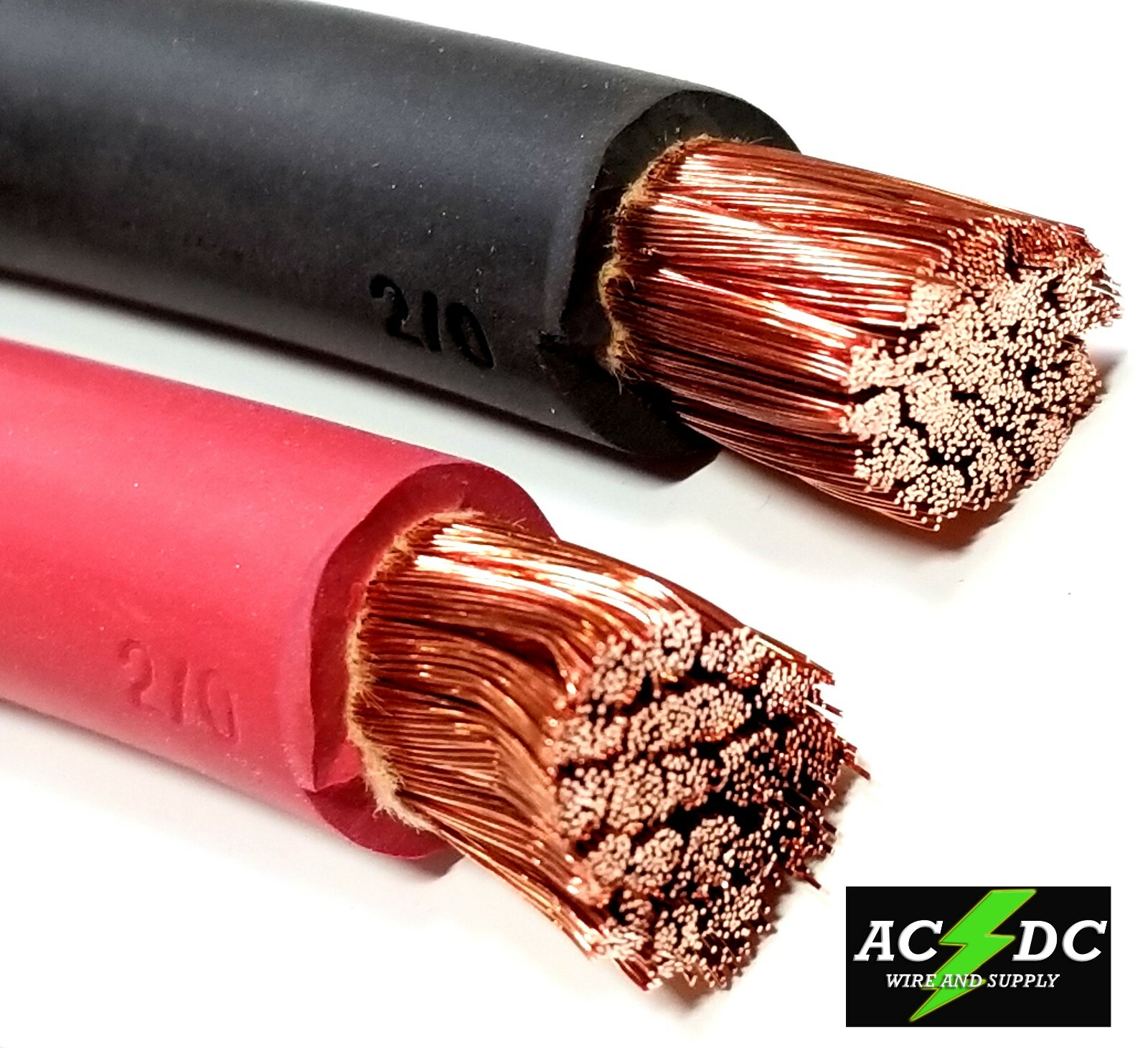 Welding Cable Red Black 2/0 GAUGE COPPER WIRE SAE J1127 CAR BATTERY SOLAR gallery